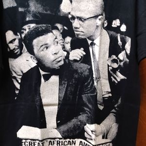 T'Shirt Design Print Mohammed A & Malcolm X